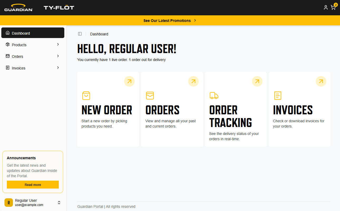 Customer Portal  </br> Coming Soon