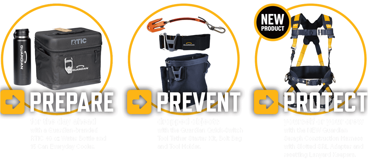 Guardian Fall Protection Giveaway Prizes